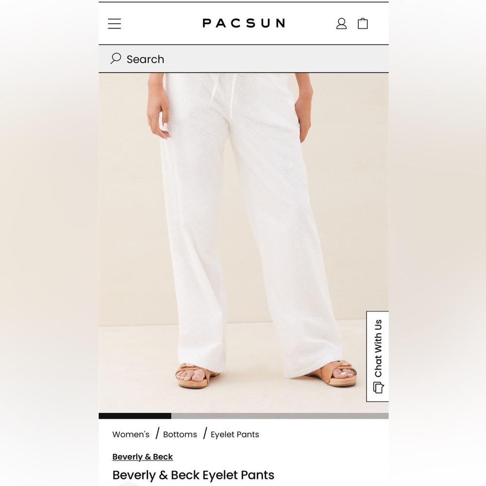 Pacsun Beverly & Beck eyelet pants